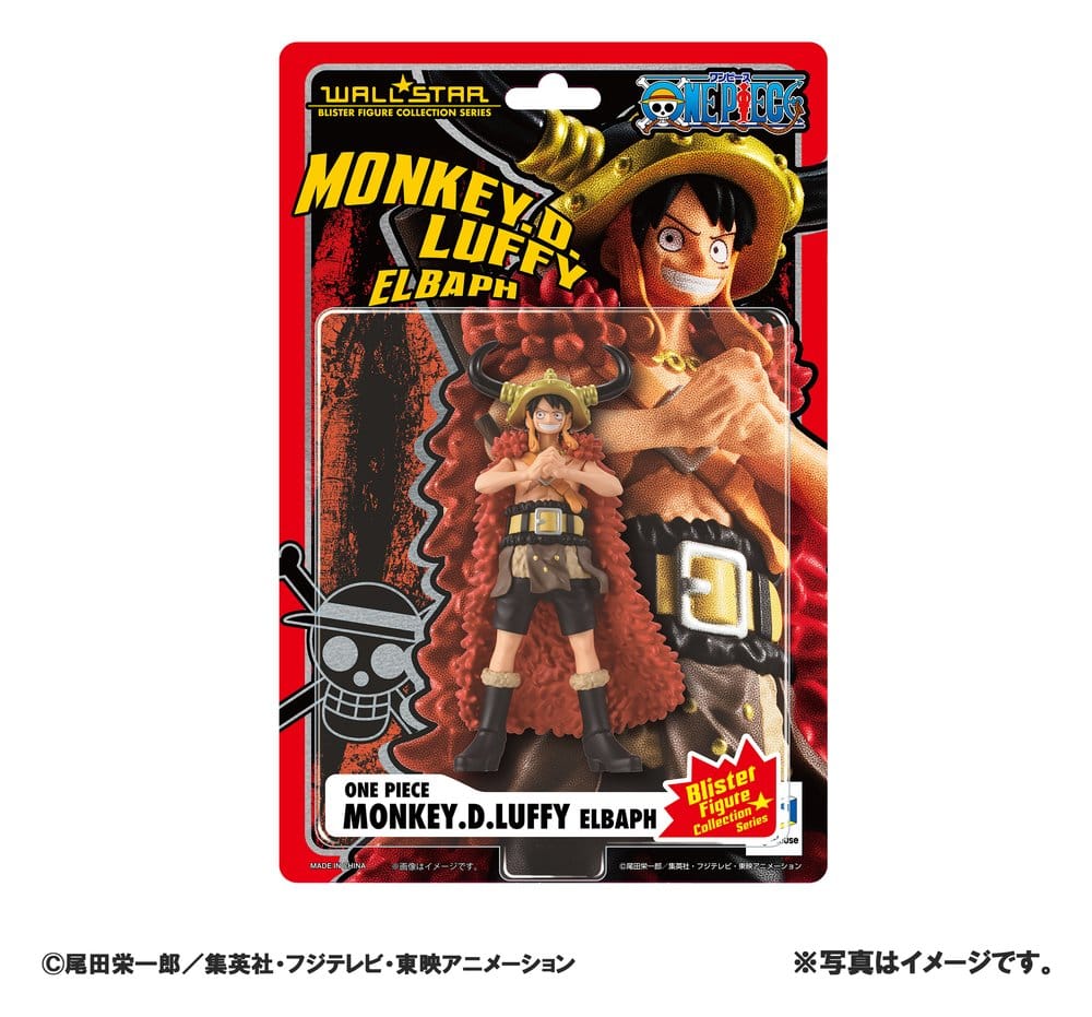 One Piece Wallstar PVC Figure Monkey D. Luffy Elbaph Arc 11 cm