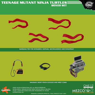 Teenage Mutant Ninja Turtles One:12 Collective Action Figures 1/12 Boxed Set 17 cm