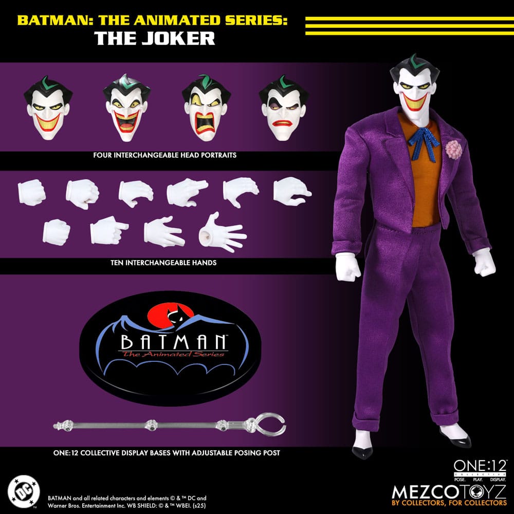 Batman: The Animated Series Action Figure 1/12 The Joker 17 cm