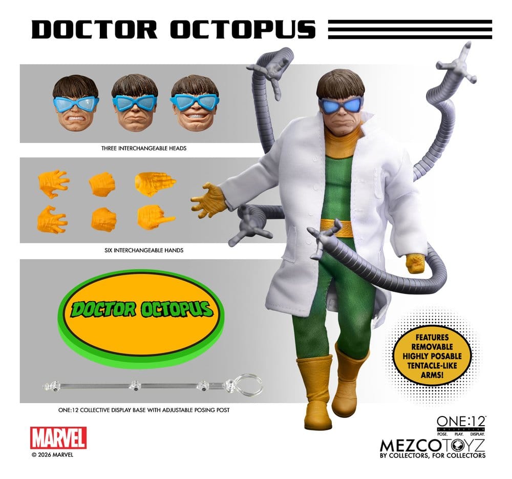 Marvel Comics One:12 Collective Action Figure 1/12 Doctor Octopus 16 cm