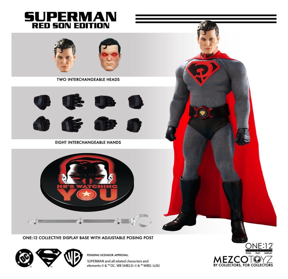 DC Comics One:12 Collective Action Figure 1/12 Superman: Red Son 17 cm