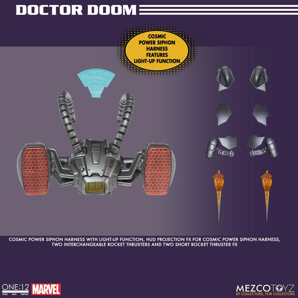 Marvel Action Figure 1/12 Doctor Doom 17 cm