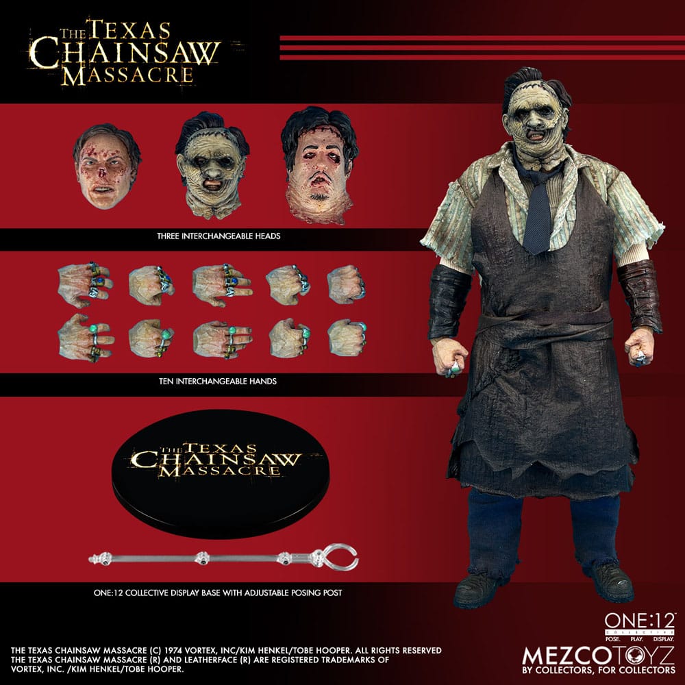 Texas Chainsaw Massacre (2003) Action figure 1/12 Leatherface 17 cm