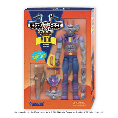 Biker Mice From Mars Action Figure Modo 20 cm - Damaged packaging