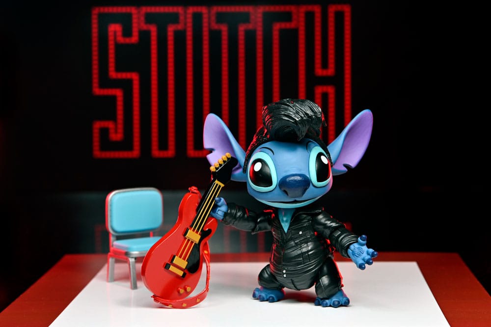 Lilo & Stitch Action Figure Ultimate Singer Elvis Stitch 7 cm