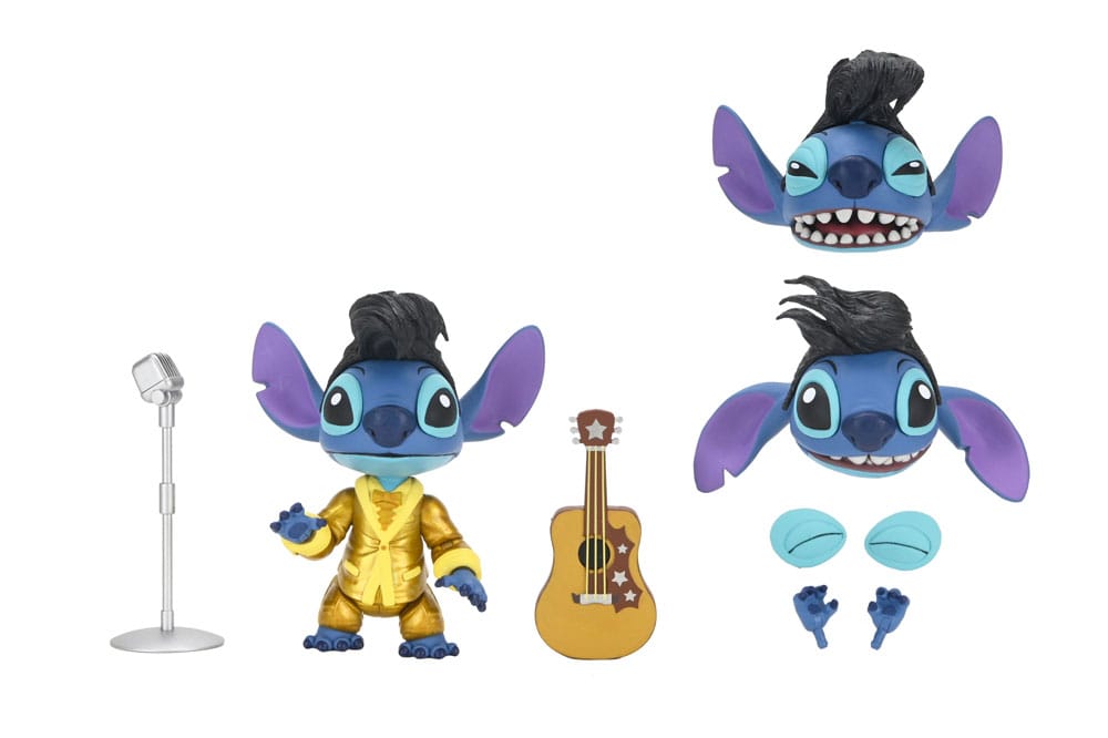 Lilo & Stitch Action Figure Ultimate Gold Suit Elvis Stitch 18 cm