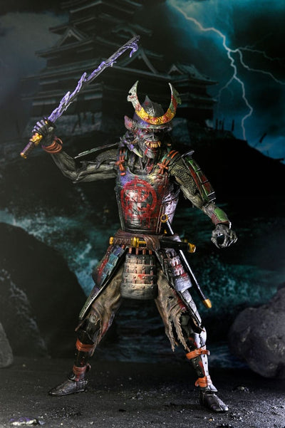 Iron Maiden Future Past World Tour Ultimate Action Figures 2-Pack Senjutsu Eddie and Somewhere in Time Eddie 18 cm