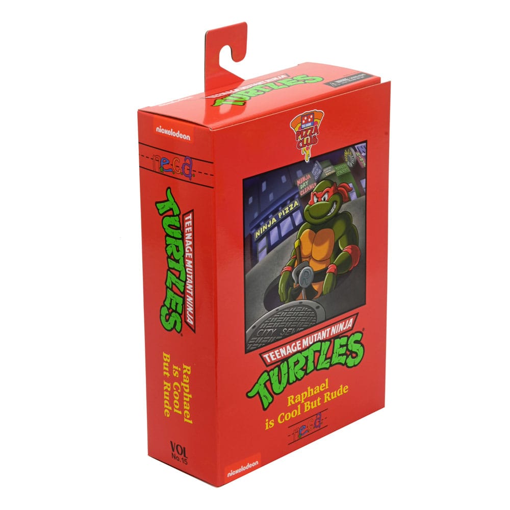 Teenage Mutant Ninja Turtles (1987 Cartoon) Action Figure Ultimate Raphael (VHS) 18 cm
