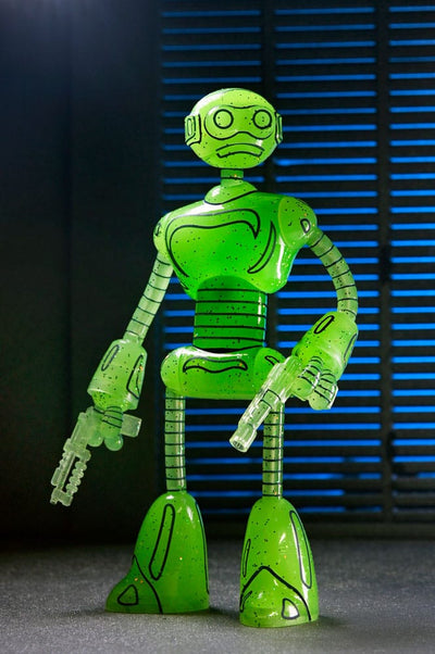 Teenage Mutant Ninja Turtles (Mirage Comics) Action Figure Transmat Fugitoid GID 18 cm - Damaged packaging