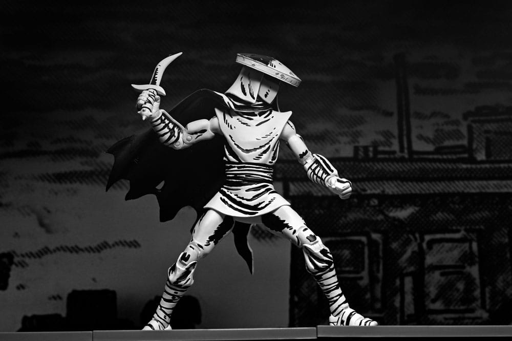 Teenage Mutant Ninja Turtles Action Figure Elite Foot Ninja Guard Black & White 18 cm