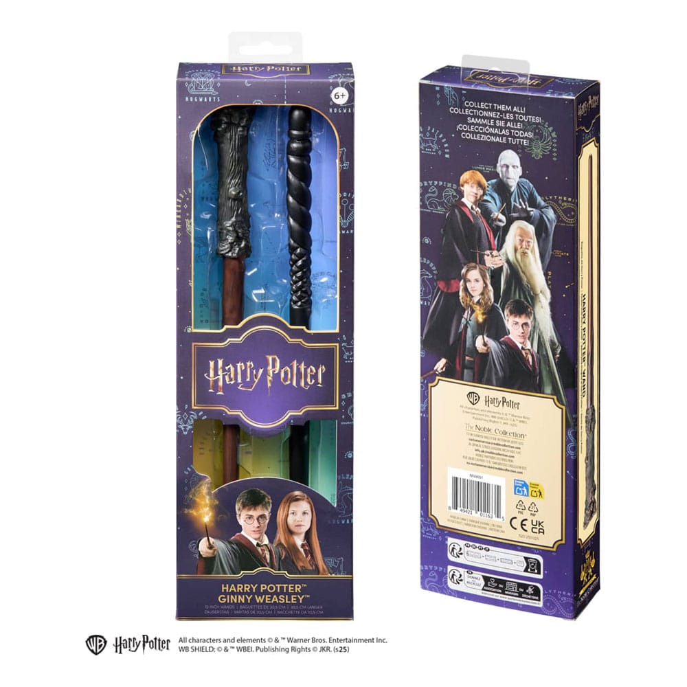Harry Potter twin-pack Role Play Wands Harry Potter & Ginny Weasley 30 cm - Damaged packaging