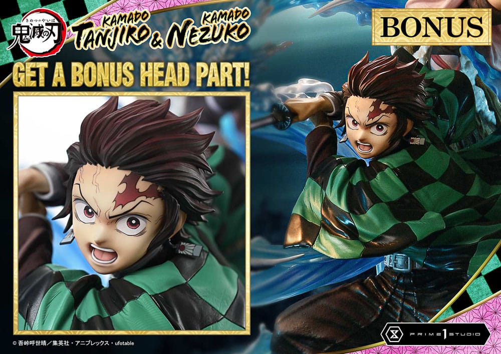 Demon Slayer: Kimetsu no Yaiba Concept Masterline Series Statue 1/6 Nezuko & Tanjiro Ultimate Bonus Ver. 56 cm