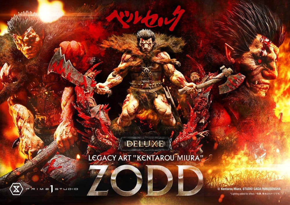 Berserk Legacy Art "Kentarou Miura" Statue 1/4 Zodd DX Bonus Version 88 cm
