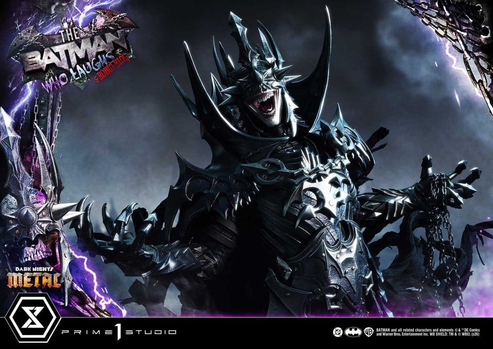 DC Comics Museum Masterline Statue 1/3 Dark Nights: Death Metal The Batman Who Laughs & Robin King Deluxe Version 85 cm