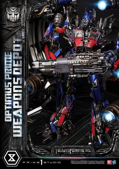Transformers: Dark of the Moon (Film) Museum Masterline Statue Optimus Prime Weapons Depot 127 cm