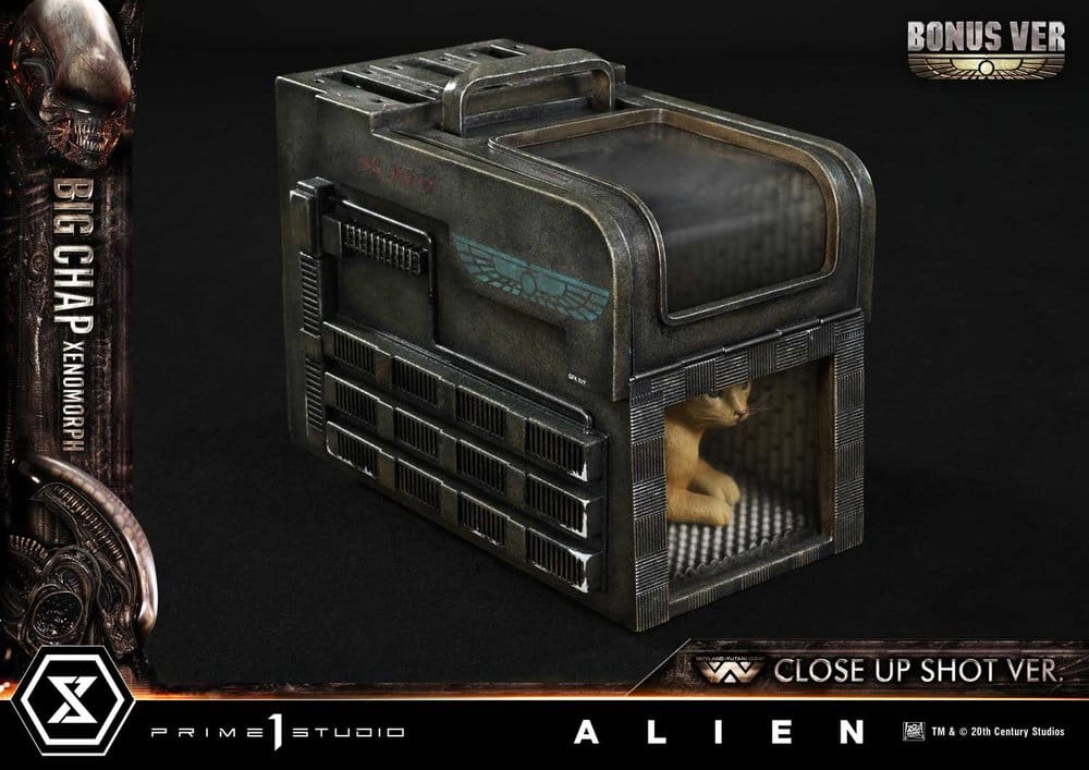 Alien (Film) Museum Masterline XL Statue 1/3 Big Chap Xenomorph Close Up Shot Ver. DX Bonus Version 100 cm