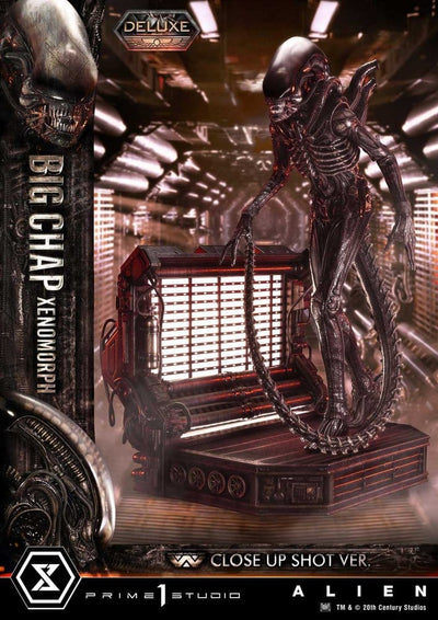 Alien (Film) Museum Masterline XL Statue 1/3 Big Chap Xenomorph Close Up Shot Ver. DX Bonus Version 100 cm
