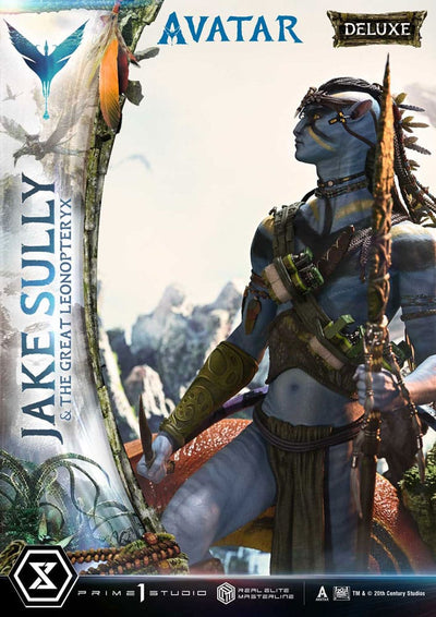 Avatar (Film) Real Elite Masterline Series Statue 1/4 Jake Sully & The Great Leonopteryx Deluxe Ver. 87 cm