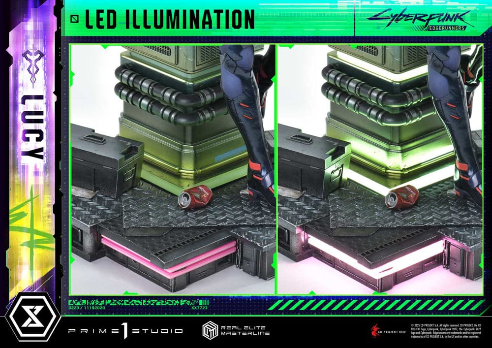 Cyberpunk: Edgerunners Real Elite Masterline Series Statue 1/4 Lucy Deluxe Version 50 cm