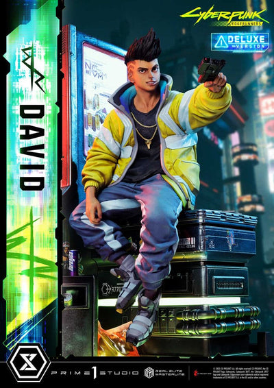 Cyberpunk: Edgerunners Real Elite Masterline Series Statue 1/4 David Deluxe Bonus Version 58 cm