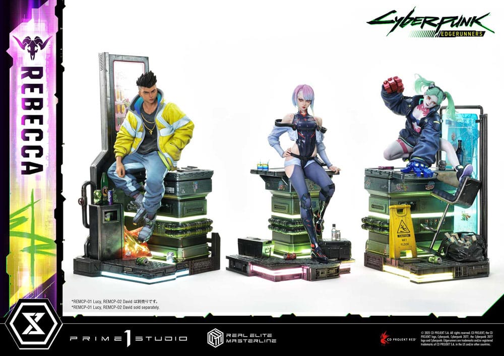 Cyberpunk: Edgerunners Real Elite Masterline Series Statue 1/4 Rebecca Deluxe Version 54 cm