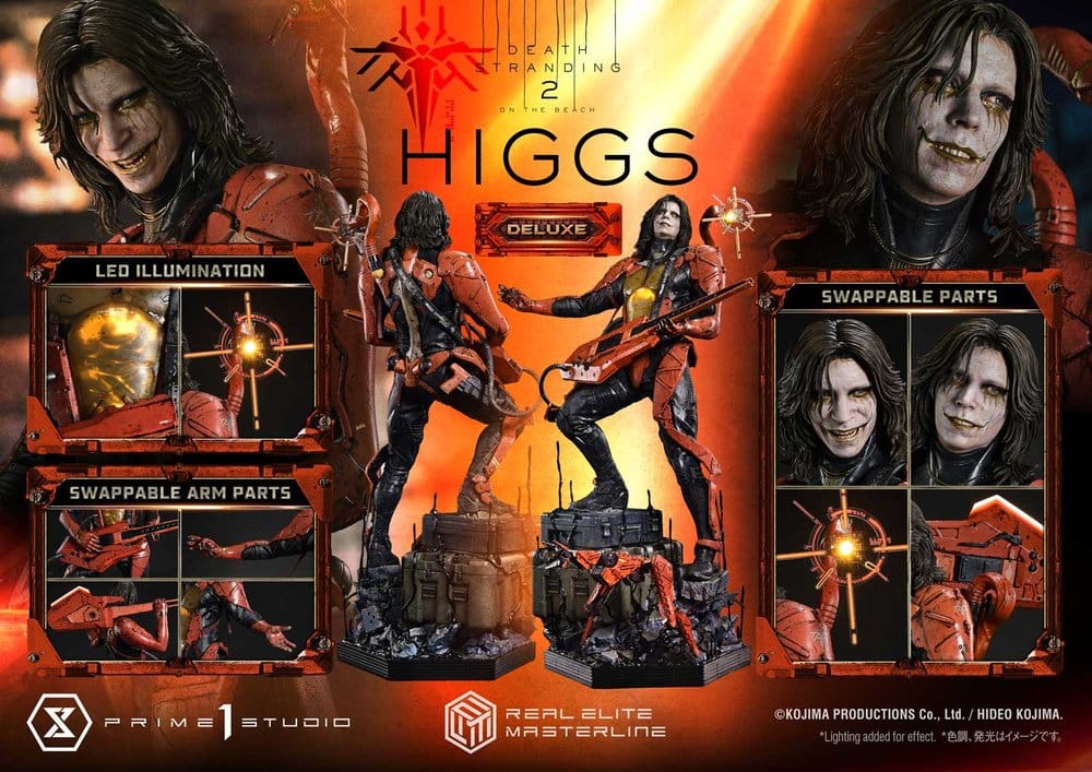Death Stranding 2: On The Beach Real Elite Masterline Statue 1/3 Higgs Deluxe Version 81 cm