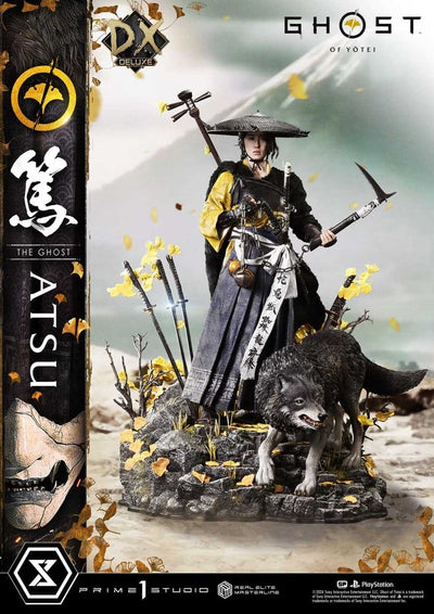 Ghost of Yotei Real Elite Masterline Statue 1/4 Atsu DX Bonus Version 59 cm