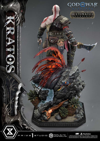 God of War: Ragnarok Real Elite Masterline Series Statue 1/3 Kratos Ultimate Version 95 cm