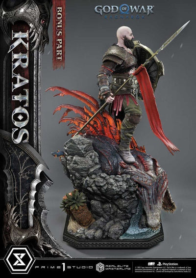 God of War: Ragnarok Real Elite Masterline Series Statue 1/3 Kratos Ultimate Bonus Version 95 cm