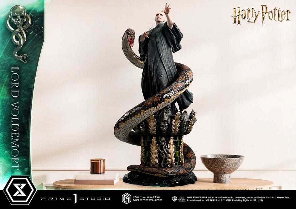 Harry Potter Real Elite Masterline Series Statue 1/4 Lord Voldemort Bonus Version 83 cm