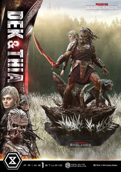 Predator Real Elite Masterline Statue 1/3 Badlands Dek & Thia DX Bonus Version 87 cm