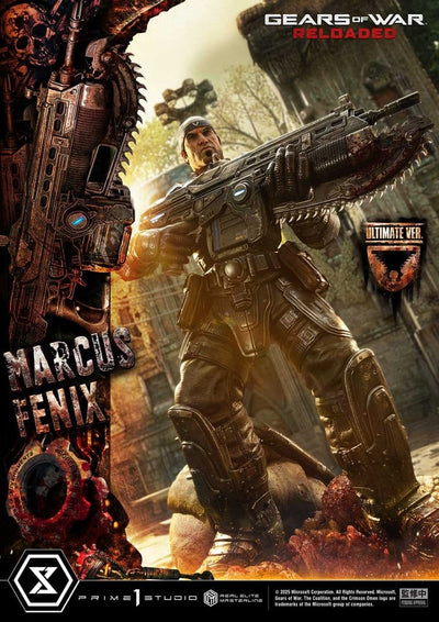 Gears of War: Reloaded Real Elite Masterline Series Statue 1/3 Marcus Fenix Ultimate Version 97 cm