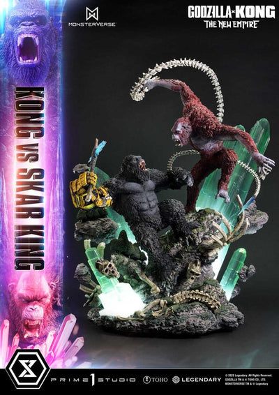 Godzilla x Kong: The New Empire Ultimate Diorama Masterline Series Statue Kong vs Skar King Bonus Version 104 cm