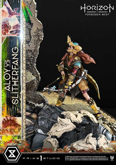 Horizon Forbidden West Ultimate Diorama Masterline Series Statue Aloy vs. The Slitherfang 82 cm