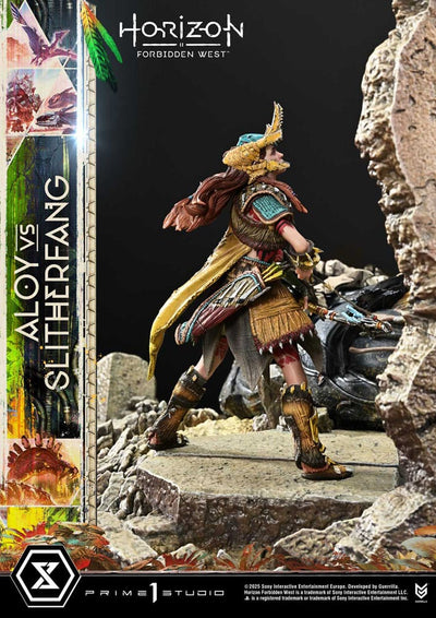 Horizon Forbidden West Ultimate Diorama Masterline Series Statue Aloy vs. The Slitherfang Bonus Version 82 cm