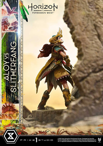 Horizon Forbidden West Ultimate Diorama Masterline Series Statue Aloy vs. The Slitherfang Bonus Version 82 cm