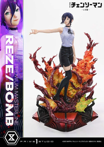 Chainsaw Man Ultimate Premium Masterline Series Statue 1/4 The Movie: Reze Arc REZE/BOMB DX Bonus Version 56 cm
