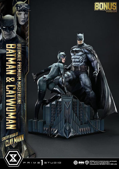 DC Comics Ultimate Premium Masterline Series Statue 1/4 Batman & Catwoman (Concept Design by Clay Mann) Bonus Version 56 cm