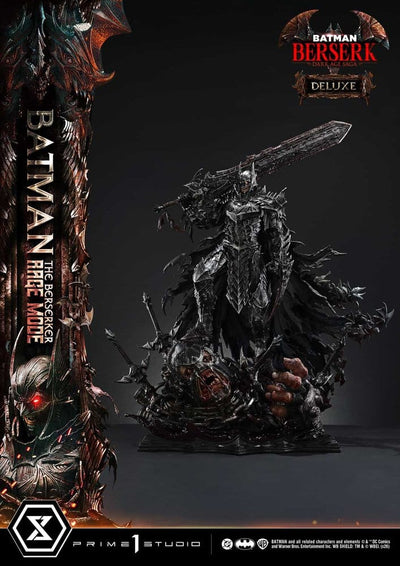 DC Comics Ultimate Premium Masterline Series Statue 1/4 Batman (Comics) Batman: The Berserker Rage Mode Deluxe Version 93 cm