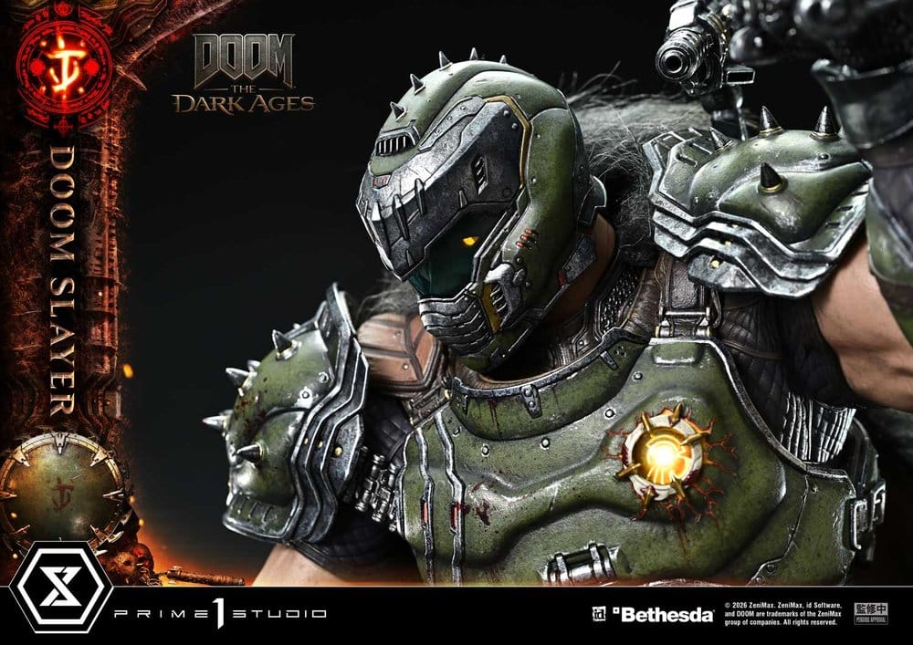 DOOM: The Dark Ages Ultimate Premium Masterline Series Statue 1/4 DOOM Slayer 77 cm