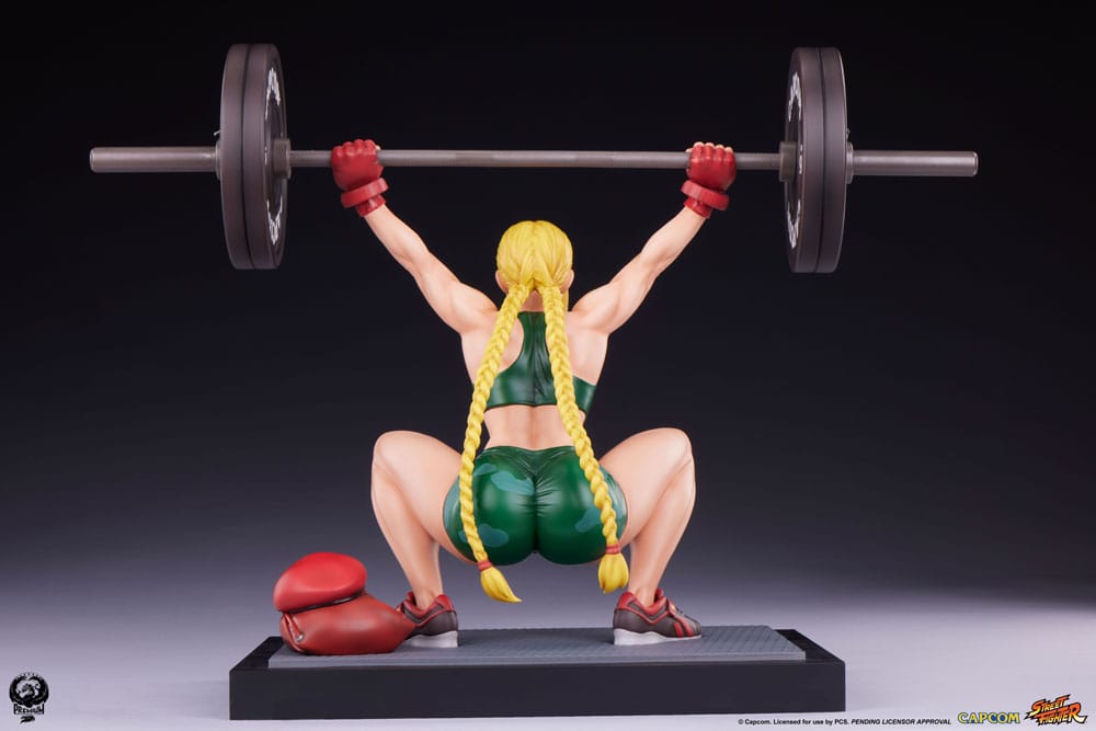 Street Fighter Premier Series Statue 1/4 Cammy: Powerlifting 41 cm