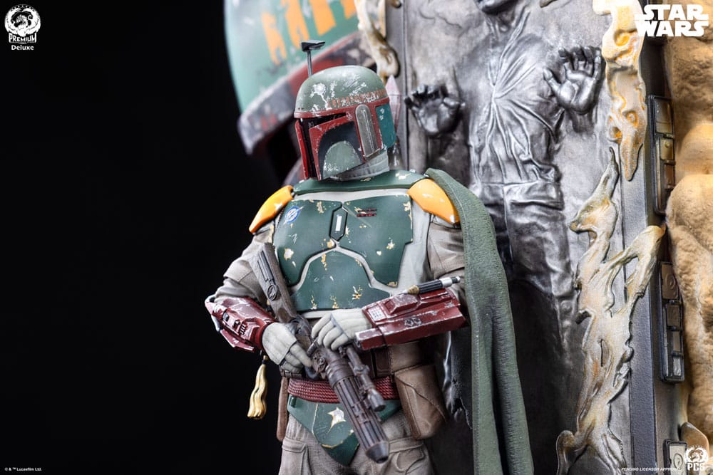 Star Wars The Empire Strikes Back Fine Art Bust Boba Fett Deluxe Edition 50 cm