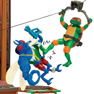 Teenage Mutant Ninja Turtles: Mutant Mayhem Playset Sewer Lair New Version - Severely damaged packaging