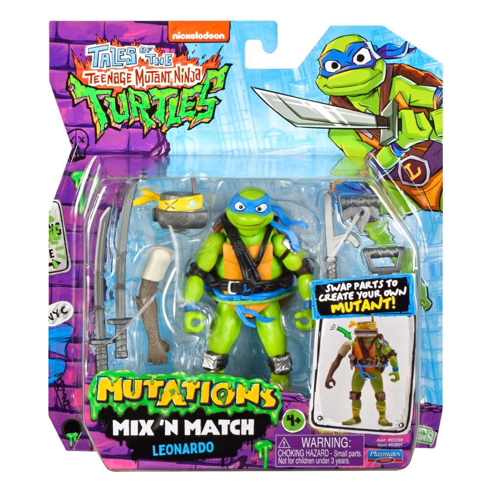 Tales of the Teenage Mutant Ninja Turtles Mix 'n Match Action Figure Leonardo 12 cm