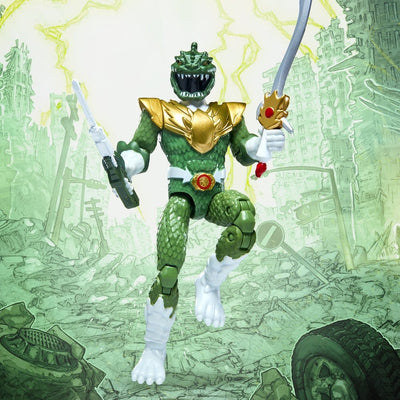 Mighty Morphin Power Rangers x Godzilla Action Figure Green Godzilla