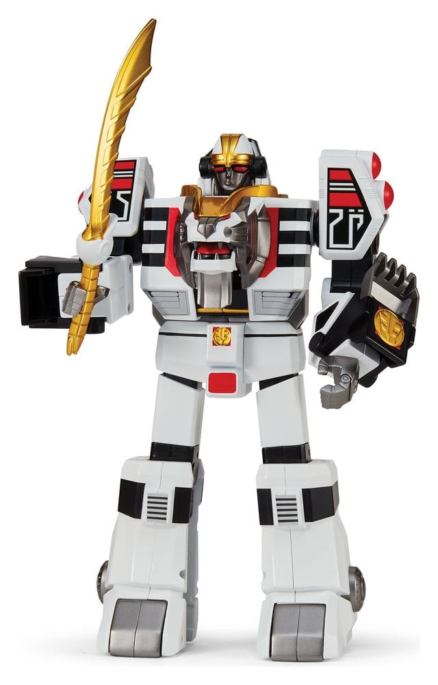Mighty Morphin Power Rangers White Tigerzord Action Figure 25 cm