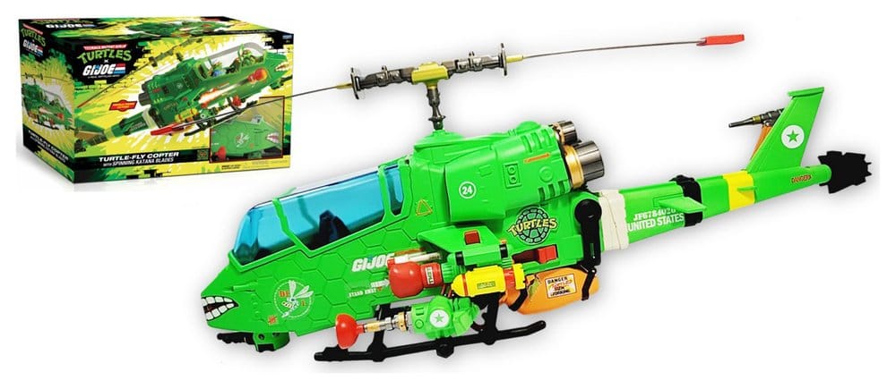 Teenage Mutant Ninja Turtles x G.I. Joe Crossover Classics Vehicle Turtle-Fly Copter