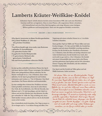 The Witcher: The Official Cookbook - Recipes, Legends and Culinary Tales *German Version*