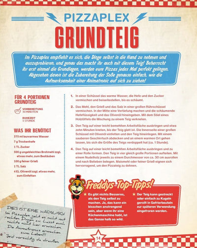 Five Nights at Freddy's: The Official Cookbook - Over 40 Exciting Recipes! *German Version*