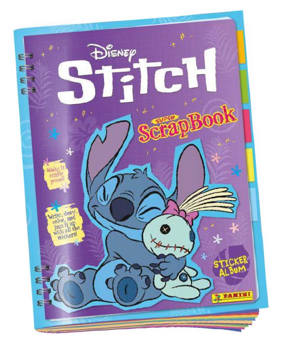 Stitch Super ScrapBook Sticker Collection Album *German Version*